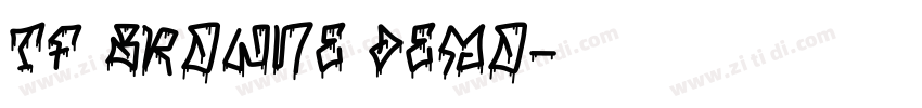 TF Browne Demo字体转换